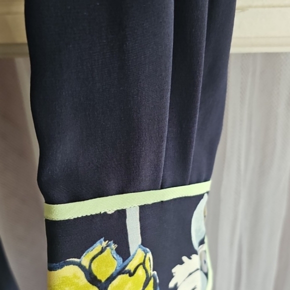 Tory Burch Patchwork Dress with Gold Accents MSRP $498 - Picture 5 of 8